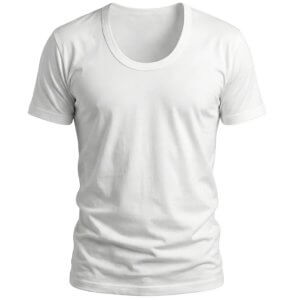 Combed Cotton White Vest