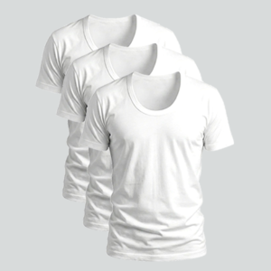 Vest Combed Cotton Large Sleeves P3